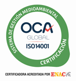 Certificación ISO 14001 de gestión ambiental (OCA)