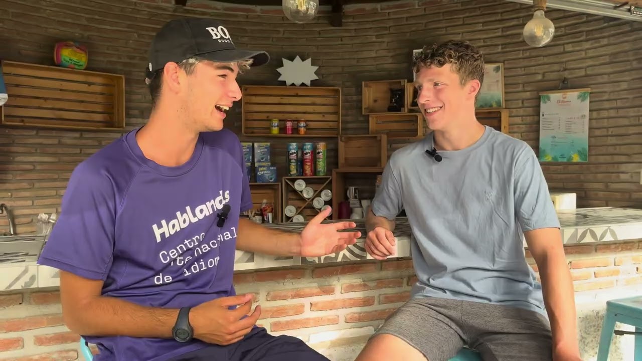 Connor, estudiante de Boston, habla en español sobre su segundo año en Hablandis